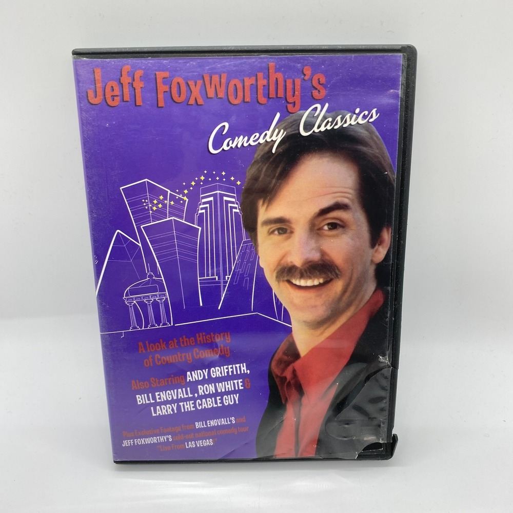 Jeff Foxworthy Comedy Classics DVD OS Purple Good Blue Collar Stand Up Humor